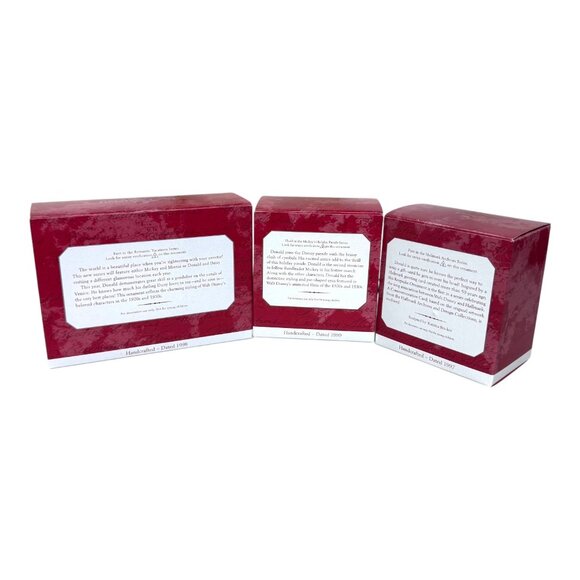 Lot Disney Band Music Hallmark Keepsake Ornament Set Featuring Donald Daisy Duck - Picture 5 of 8